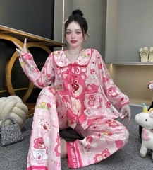 Đồ bộ tay dài lụa latin