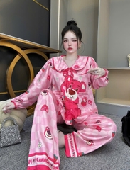 Đồ bộ tay dài lụa latin