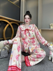 Đồ bộ tay dài lụa latin