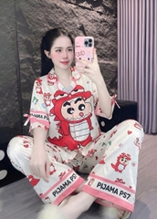 Đồ bộ tay lững lụa xước