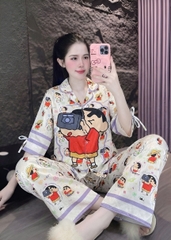 Đồ bộ tay lững lụa xước