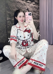 Đồ bộ tay lững lụa xước