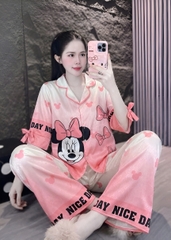 Đồ bộ tay lững lụa xước