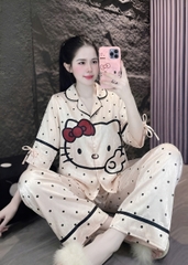 Đồ bộ tay lững lụa xước