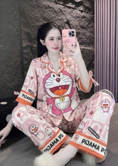 Đồ bộ tay lững lụa xước