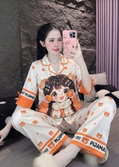 Đồ bộ tay lững lụa xước