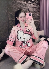 Đồ bộ tay lững lụa xước