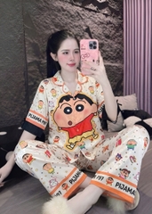 Đồ bộ tay lững lụa xước