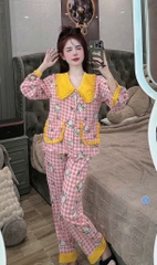 Đồ bộ tay dài lụa mango size dưới 60kg