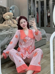 Đồ bộ tay dài lụa mango size dưới 60kg