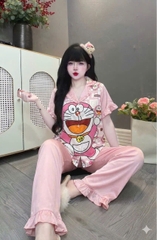 Đồ bộ tay ngắn lụa latin