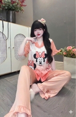 Đồ bộ tay ngắn lụa latin