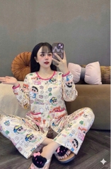20 Mẫu tay dài cổ tròn lụa latin