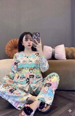 20 Mẫu tay dài cổ tròn lụa latin