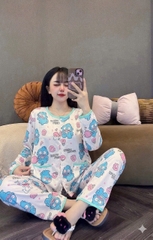 20 Mẫu tay dài cổ tròn lụa latin