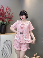 14 mẫu đùi lụa đũi phối nơ
