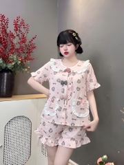 14 mẫu đùi lụa đũi phối nơ