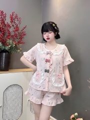 14 mẫu đùi lụa đũi phối nơ