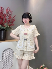 14 mẫu đùi lụa đũi phối nơ