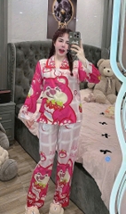 28 Đồ bộ tay dài lụa xước