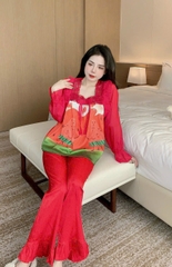 28 Đồ bộ tay dài lụa xước