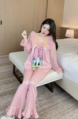 28 Đồ bộ tay dài lụa xước