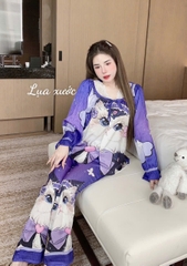 28 Đồ bộ tay dài lụa xước
