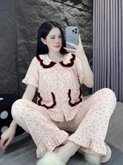 10 mẫu tay ngắn lụa đũi mềm gắn gấu