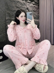 10 mẫu tay dài lụa đũi mềm gắn gấu