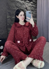 10 mẫu tay dài lụa đũi mềm gắn gấu