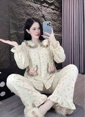 10 mẫu tay dài lụa đũi mềm gắn gấu