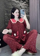 13mẫu tay ngắn lụa đũi mềm gắn gấu