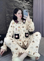 12 mẫu tay dài lụa đũi