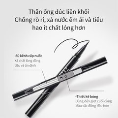 Bút Kẻ Mắt Nước Siêu Mảnh Lâu Trôi Zeesea Black Lasting Eyeliner
