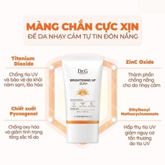 Dr.G Kem Chống Nắng Cam 50ml + 20ml