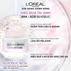 LOREAL. Kem dưỡng Glycolic Bright Night 50ml