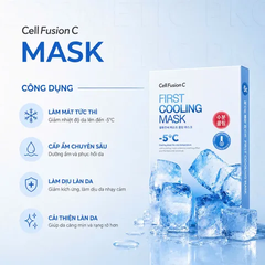 Cell Fusion C. mặt nạ giấy cooling 27g - xanh dương