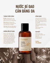 Toner Cocoon Bí Đao giảm dầu mụn Winter Melon Toner 310ml