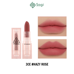 Son thỏi 3CE Soft Matte Lipstick #Hazy Rose