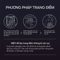 Phấn Nén Kiềm Dầu Carslan Nắp Bạc Tone Tím hiệu chỉnh màu da