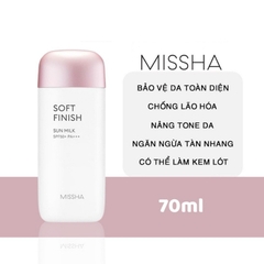 Kem chống nắng Missha Soft Finish 70ml