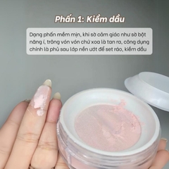 Phấn Phủ Bột Siêu Mịn Meiking Hoa Hồng