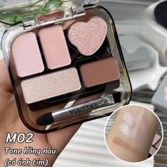 VEECCI. Bảng phấn mắt 5 ô #M02