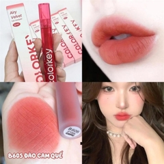 COLORKEY. Son Kem Velvet B605 Màu Đào Cam Quế