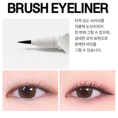 Kẻ mắt Karadium waterproof Brush liner black