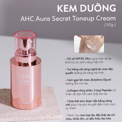 Kem Dưỡng AHC Aura Secret Tone Up Cream SPF30 PA++ 50g 
