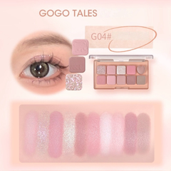 Bảng Phấn Mắt 10 Ô Gogo Tales Sweet Misty Eyeshadow Pallete #G03