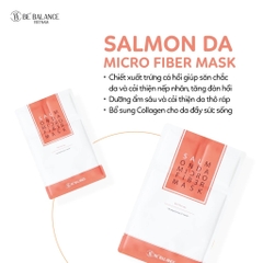 BE BALANCE. Mặt Nạ Giấy Salmon Da Hồng Trứng Cá Hồi
