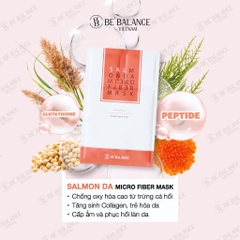 BE BALANCE. Mặt Nạ Giấy Salmon Da Hồng Trứng Cá Hồi