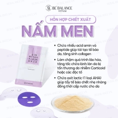 BE BALANCE. Mặt Nạ Giấy Tím Thải Độc Da